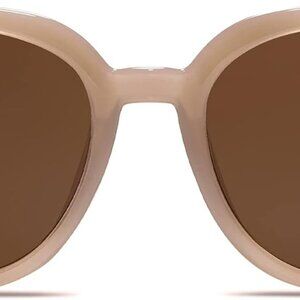 Trendy Cat Eye Round Polarized Sunglasses for Women Fashion UV Protection Sunnie